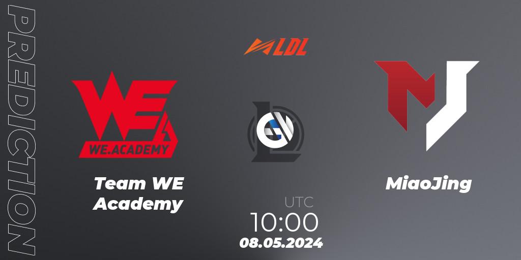 Team WE Academy vs MiaoJing: Betting TIp, Match Prediction. 08.05.2024 at 10:00. LoL, LDL 2024 - Stage 2