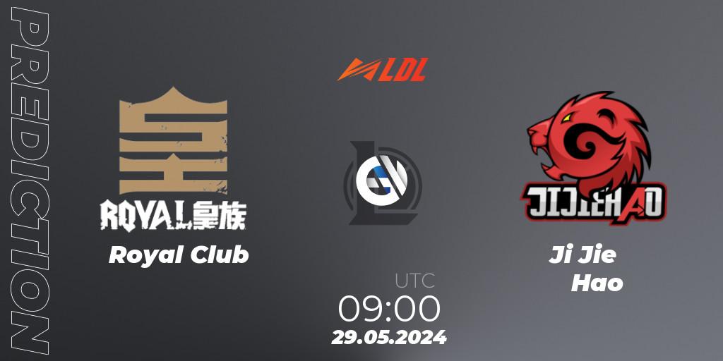 Royal Club vs Ji Jie Hao: Betting TIp, Match Prediction. 29.05.2024 at 09:00. LoL, LDL 2024 - Stage 3