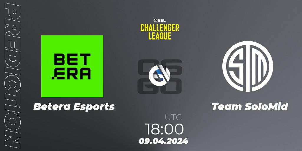 Betera Esports vs Team SoloMid: Betting TIp, Match Prediction. 09.04.24. CS2 (CS:GO), ESL Challenger League Season 47: Europe