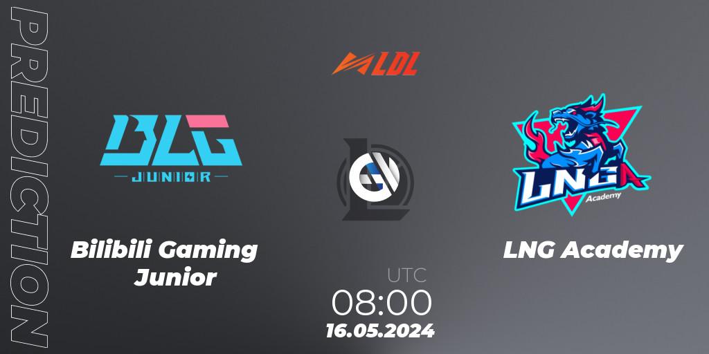 Bilibili Gaming Junior vs LNG Academy: Betting TIp, Match Prediction. 16.05.2024 at 08:00. LoL, LDL 2024 - Stage 2