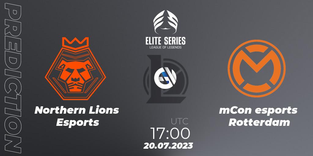 Northern Lions Esports vs mCon esports Rotterdam: Betting TIp, Match Prediction. 20.07.23. LoL, Elite Series Summer 2023