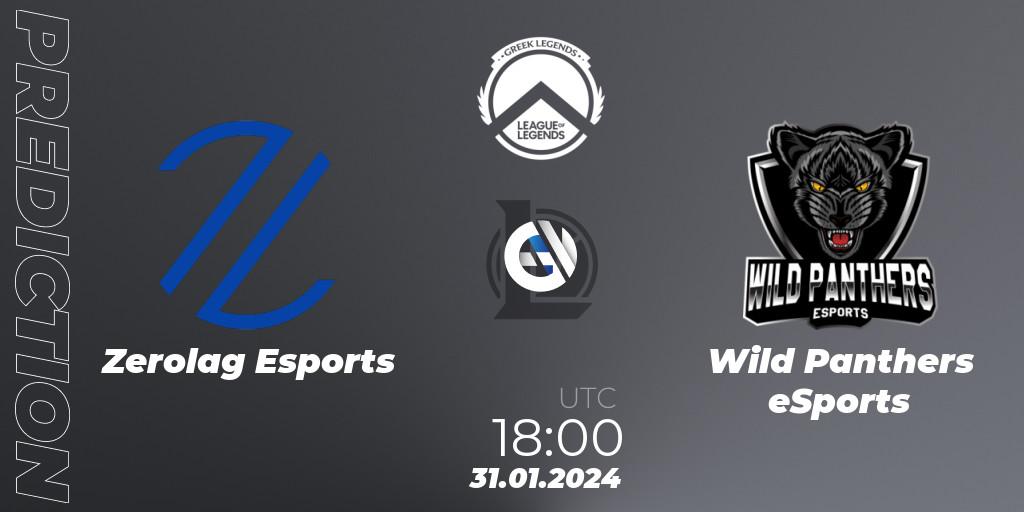 Zerolag Esports vs Wild Panthers eSports: Betting TIp, Match Prediction. 31.01.2024 at 18:00. LoL, GLL Spring 2024