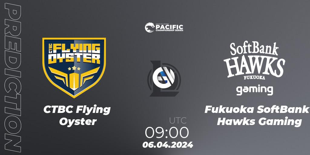 CTBC Flying Oyster vs Fukuoka SoftBank Hawks Gaming: Betting TIp, Match Prediction. 06.04.24. LoL, PCS Playoffs Spring 2024