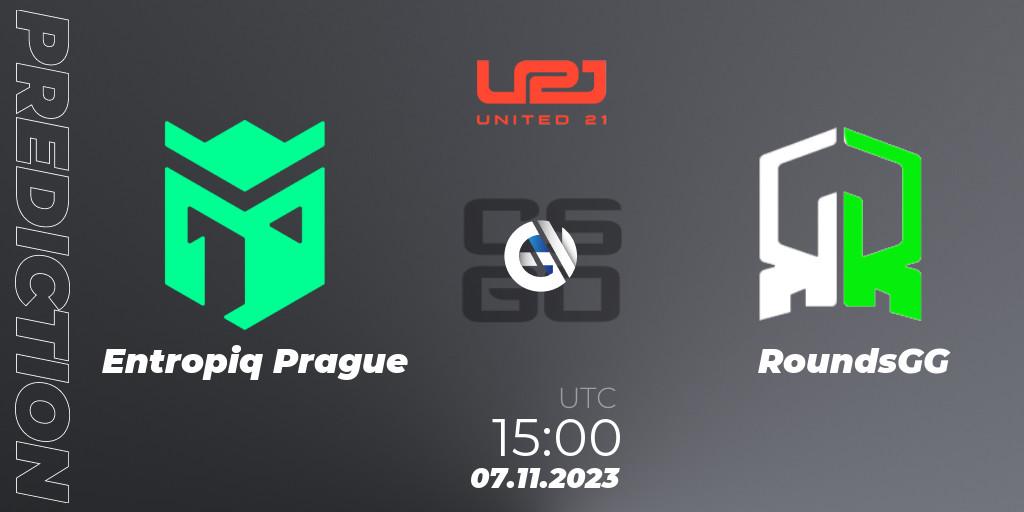 Entropiq Prague vs RoundsGG: Betting TIp, Match Prediction. 07.11.23. CS2 (CS:GO), United21 Season 7: Division 2