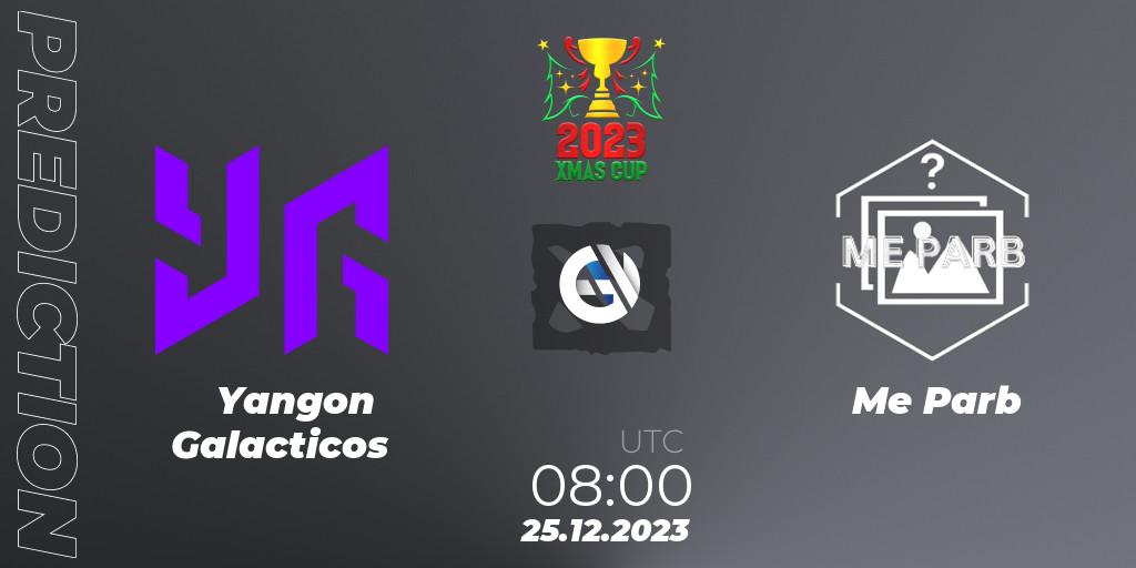 Yangon Galacticos vs Me Parb: Betting TIp, Match Prediction. 25.12.2023 at 08:05. Dota 2, Xmas Cup 2023