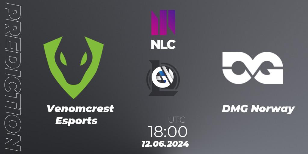 Venomcrest Esports vs DMG Norway: Betting TIp, Match Prediction. 12.06.2024 at 18:00. LoL, NLC 1st Division Summer 2024