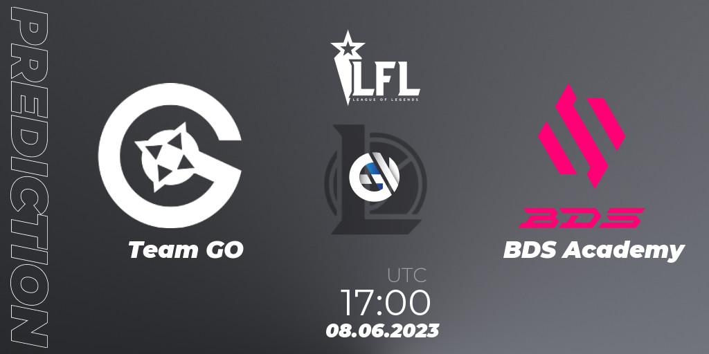 Team GO vs BDS Academy: Betting TIp, Match Prediction. 08.06.23. LoL, LFL Summer 2023 - Group Stage