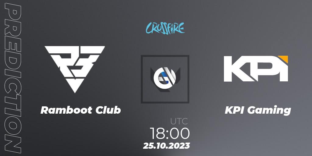Ramboot Club vs KPI Gaming: Betting TIp, Match Prediction. 25.10.23. VALORANT, LVP - Crossfire Cup 2023: Contenders #2