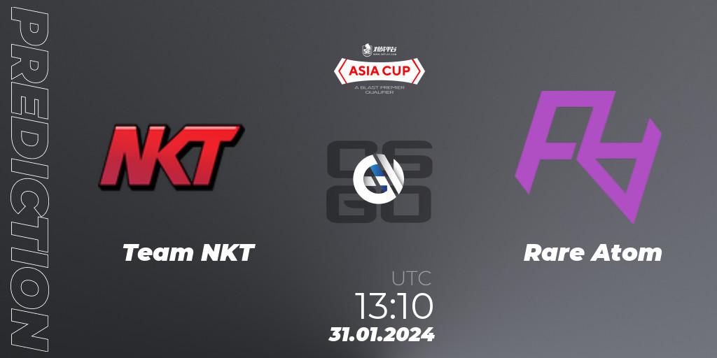 Team NKT vs Rare Atom: Betting TIp, Match Prediction. 31.01.24. CS2 (CS:GO), 5E Arena Asia Cup Spring 2024 - BLAST Premier Qualifier