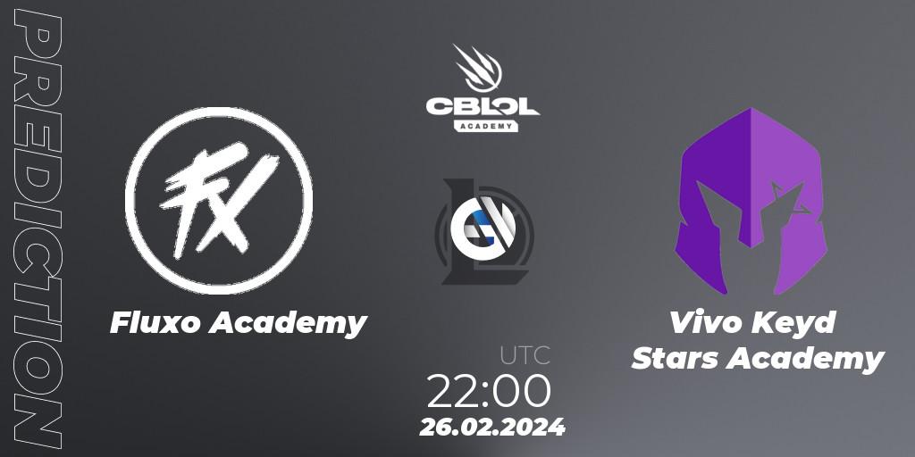 Fluxo Academy vs Vivo Keyd Stars Academy: Betting TIp, Match Prediction. 26.02.24. LoL, CBLOL Academy Split 1 2024