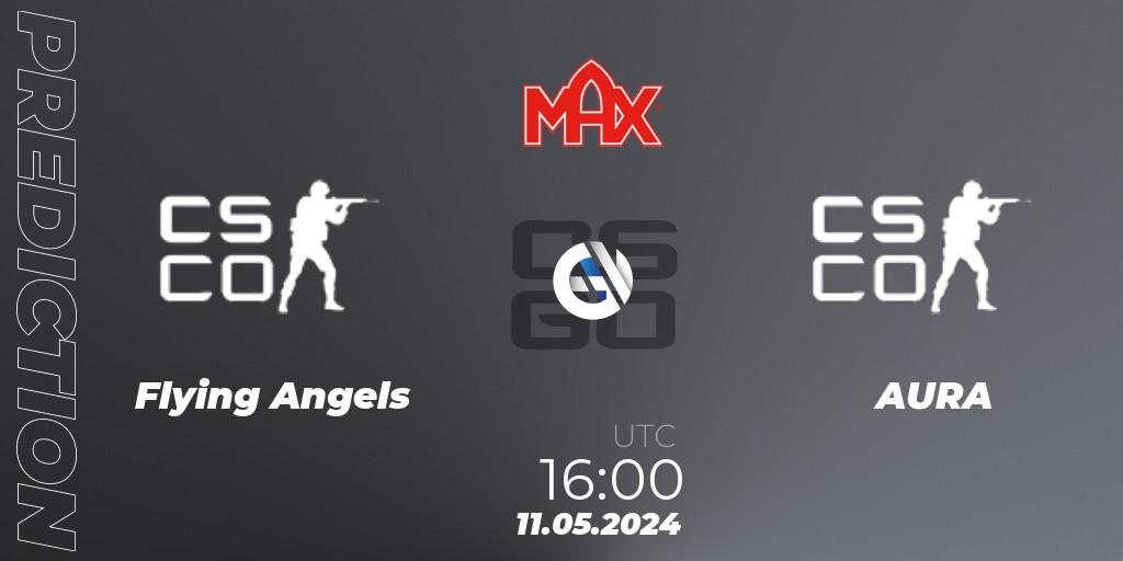 Flying Angels vs AURA: Betting TIp, Match Prediction. 11.05.2024 at 16:00. Counter-Strike (CS2), MAX Skills Tournament