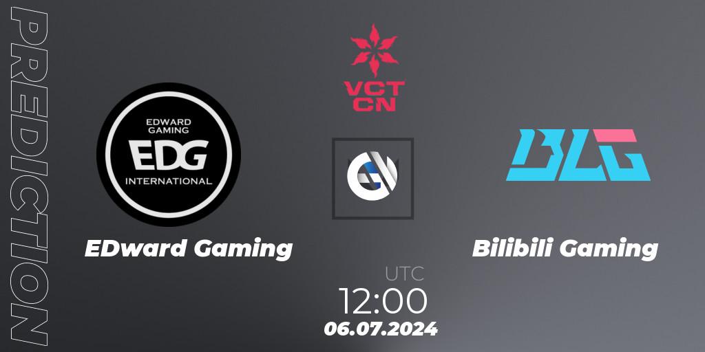 EDward Gaming vs Bilibili Gaming: Betting TIp, Match Prediction. 06.07.2024 at 12:00. VALORANT, VALORANT Champions Tour China 2024: Stage 2 - Group Stage