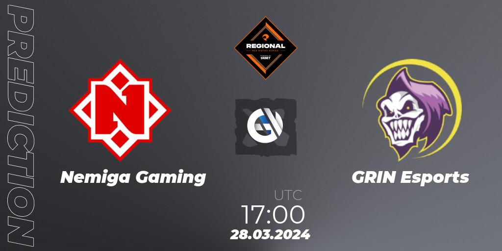 Nemiga Gaming vs GRIN Esports: Betting TIp, Match Prediction. 28.03.24. Dota 2, RES Regional Series: EU #1