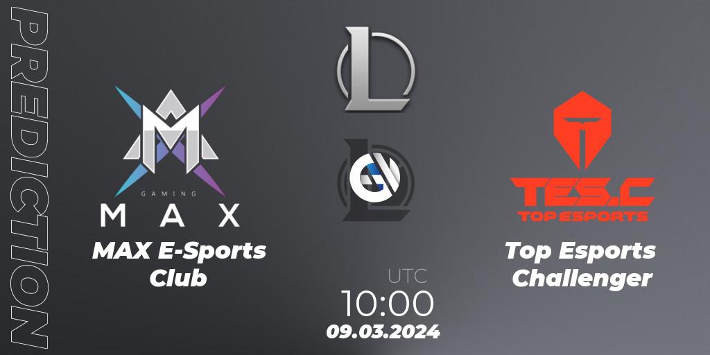 MAX E-Sports Club vs Top Esports Challenger: Betting TIp, Match Prediction. 09.03.24. LoL, LDL 2024 - Stage 1