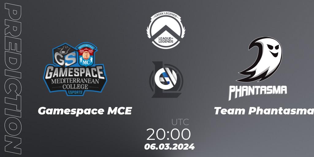 Gamespace MCE vs Team Phantasma: Betting TIp, Match Prediction. 06.03.2024 at 20:00. LoL, GLL Spring 2024