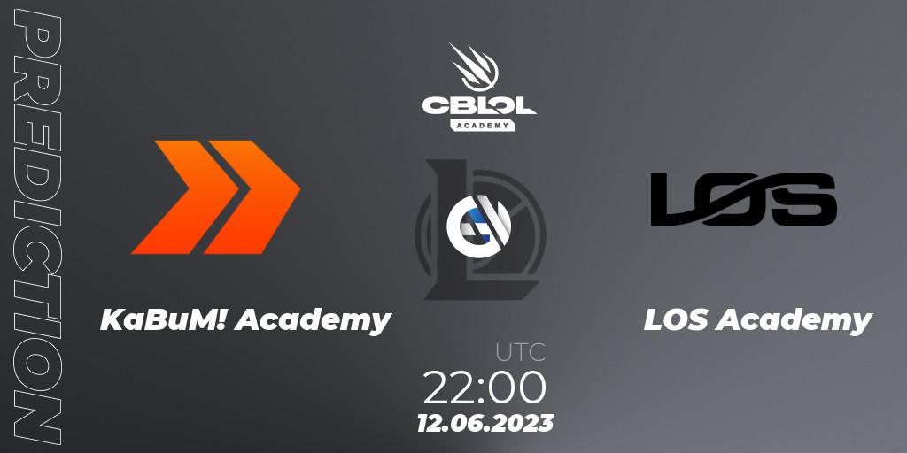 KaBuM! Academy vs LOS Academy: Betting TIp, Match Prediction. 12.06.23. LoL, CBLOL Academy Split 2 2023 - Group Stage
