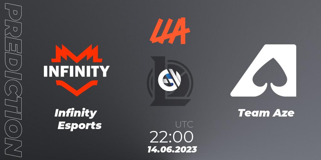 Infinity Esports vs Team Aze: Betting TIp, Match Prediction. 14.06.23. LoL, LLA Closing 2023 - Group Stage
