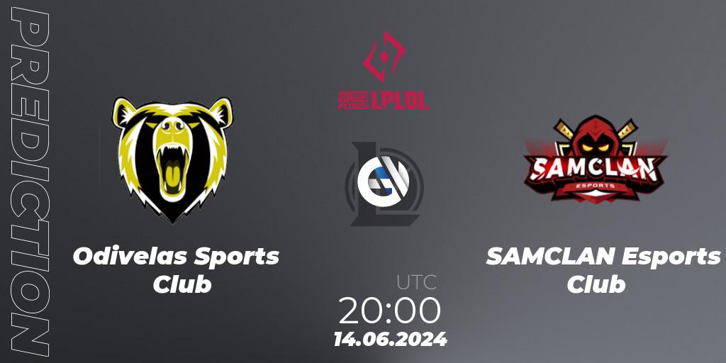 Odivelas Sports Club vs SAMCLAN Esports Club: Betting TIp, Match Prediction. 14.06.2024 at 20:00. LoL, LPLOL Split 2 2024