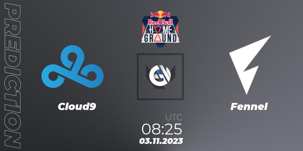 Cloud9 vs Fennel: Betting TIp, Match Prediction. 03.11.2023 at 08:55. VALORANT, Red Bull Home Ground #4 - Swiss Stage