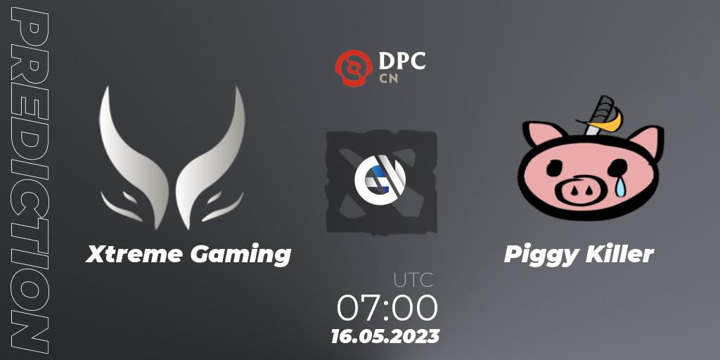 Xtreme Gaming vs Piggy Killer: Betting TIp, Match Prediction. 16.05.2023 at 04:00. Dota 2, DPC 2023 Tour 3: CN Division I (Upper)
