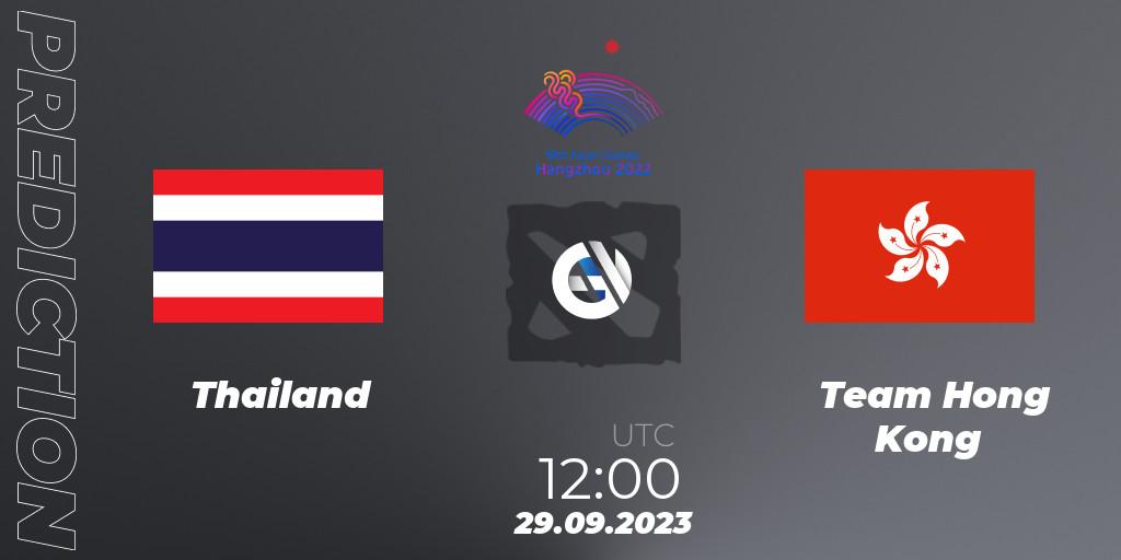 Thailand vs Team Hong Kong: Betting TIp, Match Prediction. 29.09.23. Dota 2, 2022 Asian Games