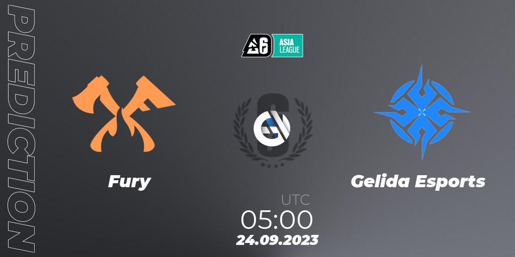 Fury vs Gelida Esports: Betting TIp, Match Prediction. 24.09.2023 at 05:00. Rainbow Six, SEA League 2023 - Stage 2