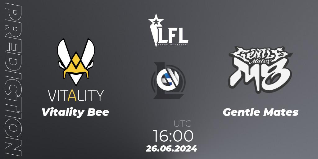 Vitality Bee vs Gentle Mates: Betting TIp, Match Prediction. 26.06.2024 at 16:00. LoL, LFL Summer 2024