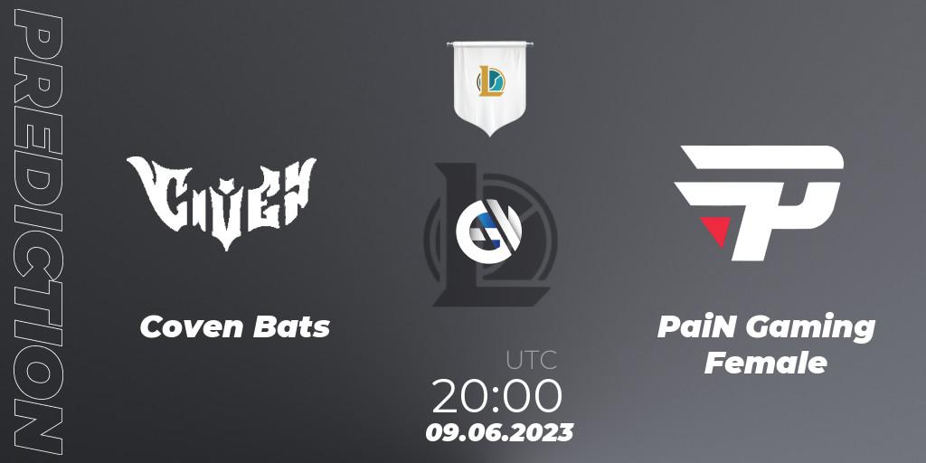 Coven Bats vs PaiN Gaming Female: Betting TIp, Match Prediction. 09.06.23. LoL, Ignis Cup 2023 Playoffs