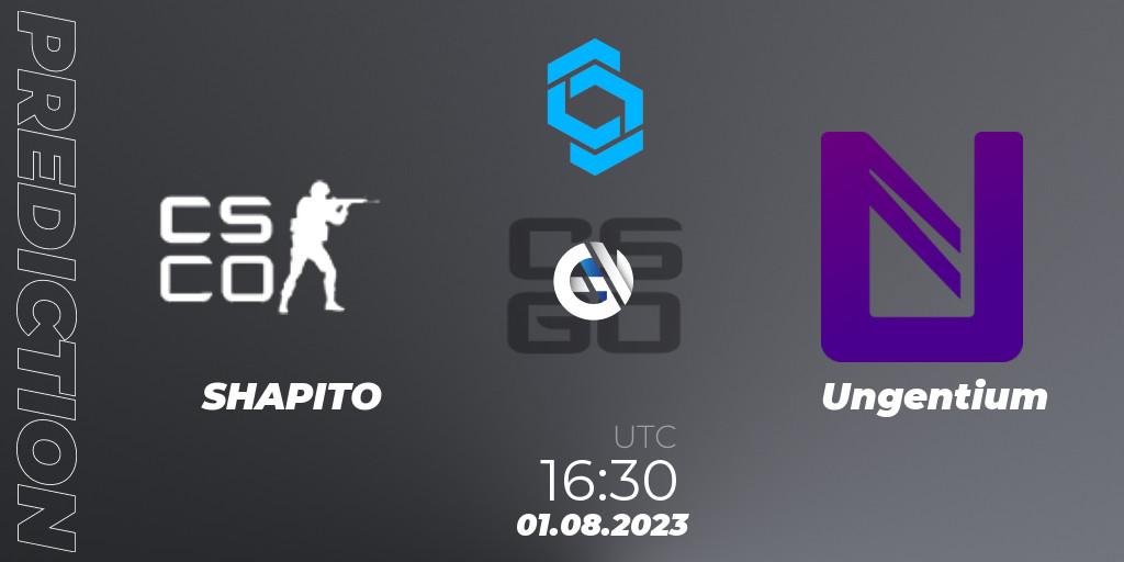 SHAPITO vs Ungentium: Betting TIp, Match Prediction. 01.08.23. CS2 (CS:GO), CCT East Europe Series #1: Closed Qualifier