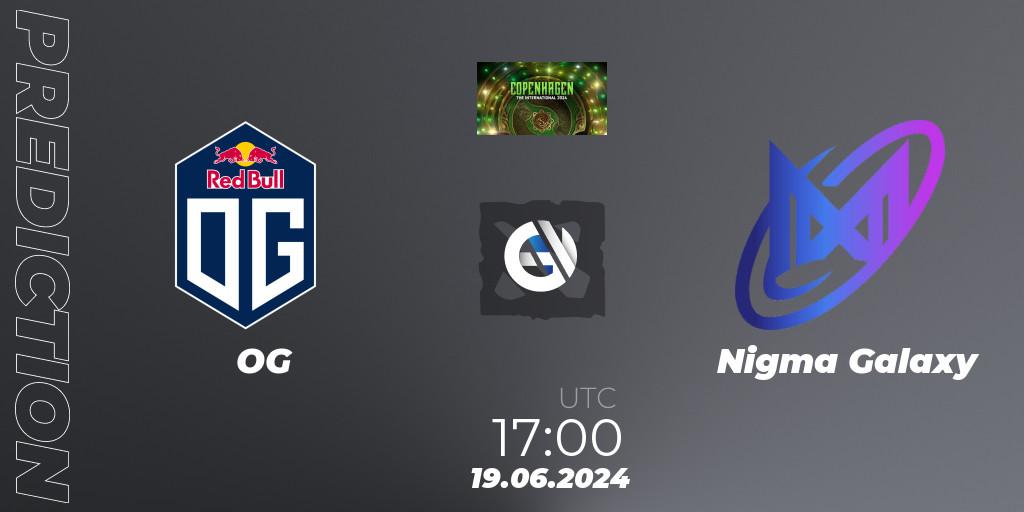 OG vs Nigma Galaxy: Betting TIp, Match Prediction. 19.06.2024 at 17:00. Dota 2, The International 2024: Western Europe Closed Qualifier