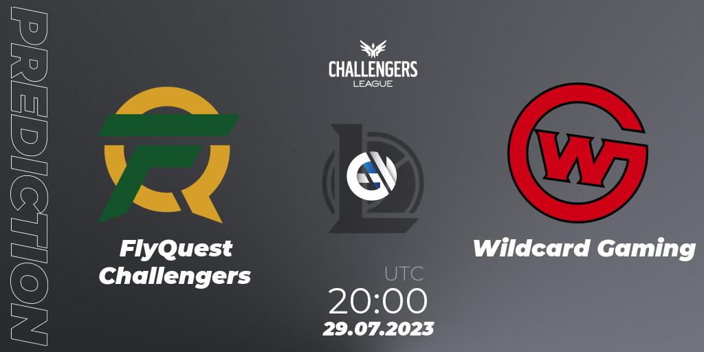 FlyQuest Challengers vs Wildcard Gaming: Betting TIp, Match Prediction. 29.07.23. LoL, North American Challengers League 2023 Summer - Playoffs