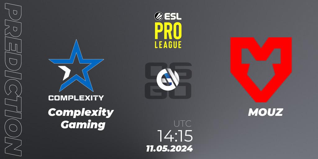 Complexity Gaming vs MOUZ: Betting TIp, Match Prediction. 11.05.24. CS2 (CS:GO), ESL Pro League Season 19