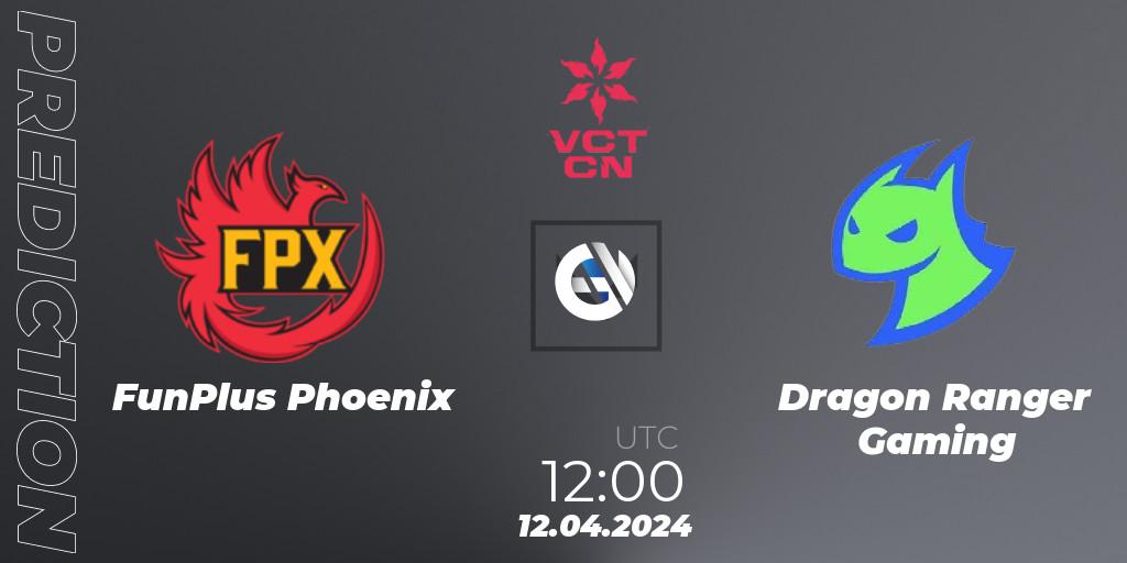 FunPlus Phoenix vs Dragon Ranger Gaming: Betting TIp, Match Prediction. 12.04.24. VALORANT, VALORANT Champions Tour China 2024: Stage 1 - Group Stage