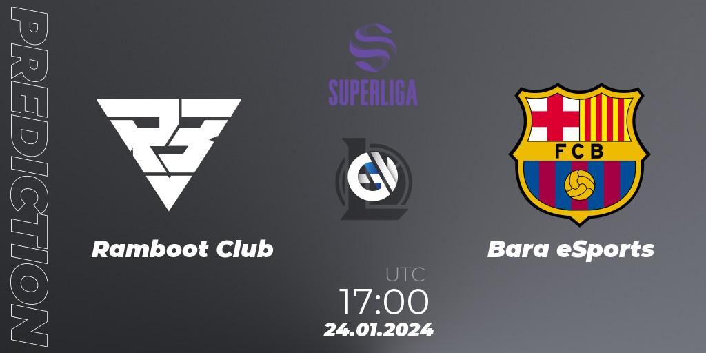 Ramboot Club vs Barça eSports: Betting TIp, Match Prediction. 24.01.2024 at 17:00. LoL, Superliga Spring 2024 - Group Stage