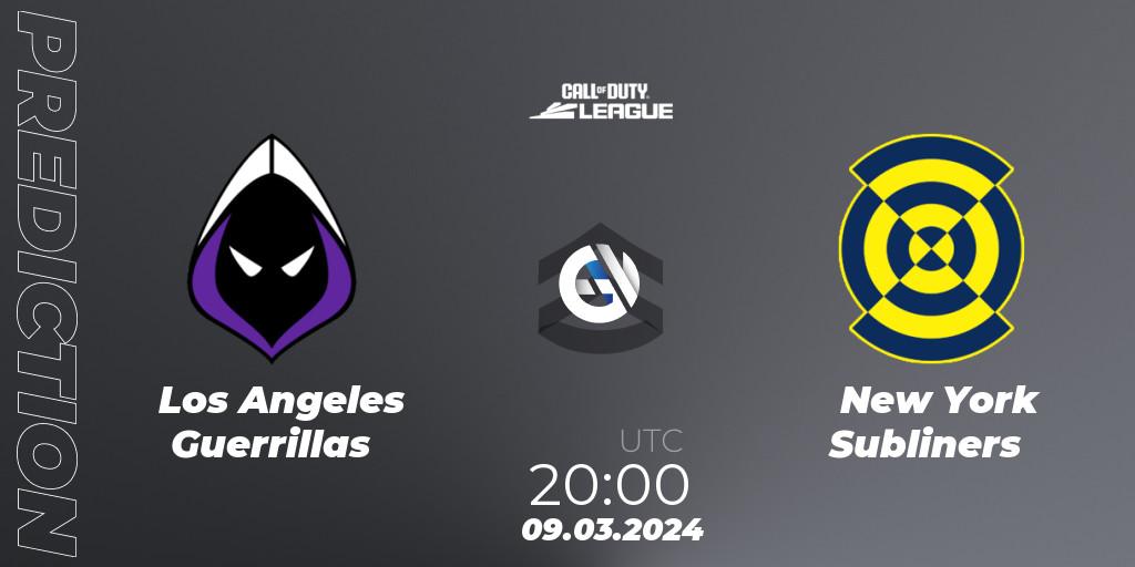 Los Angeles Guerrillas vs New York Subliners: Betting TIp, Match Prediction. 09.03.24. Call of Duty, Call of Duty League 2024: Stage 2 Major Qualifiers