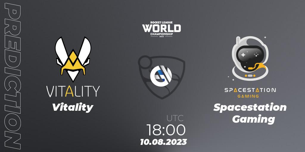 Vitality vs Spacestation Gaming: Betting TIp, Match Prediction. 10.08.2023 at 16:15. Rocket League, Rocket League Championship Series 2022-23 - World Championship Group Stage