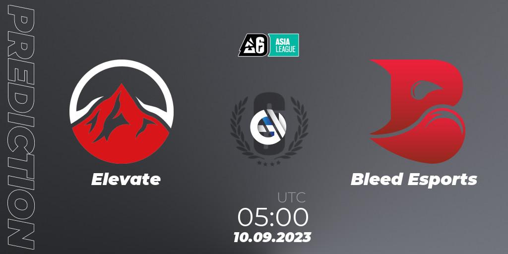 Elevate vs Bleed Esports: Betting TIp, Match Prediction. 10.09.23. Rainbow Six, SEA League 2023 - Stage 2