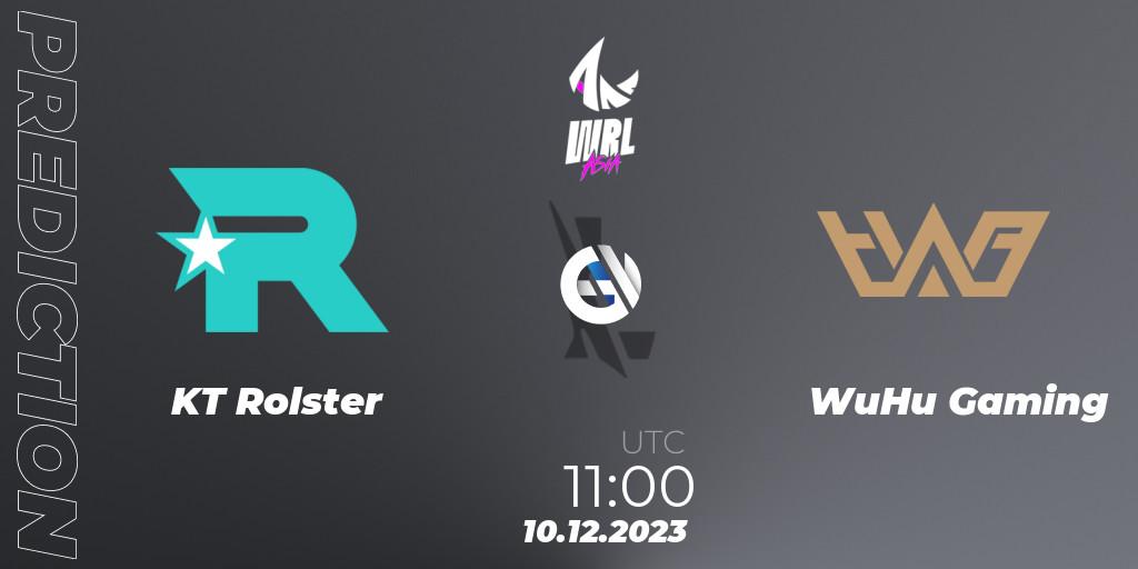 KT Rolster vs WuHu Gaming: Betting TIp, Match Prediction. 10.12.23. Wild Rift, WRL Asia 2023 - Season 2 - Regular Season
