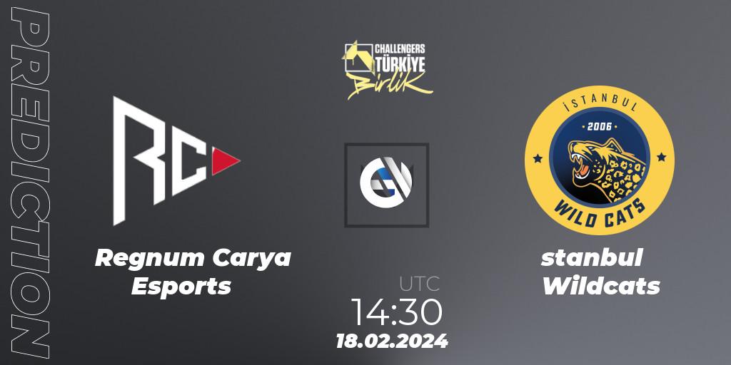 Regnum Carya Esports vs İstanbul Wildcats: Betting TIp, Match Prediction. 18.02.24. VALORANT, VALORANT Challengers 2024 Turkey: Birlik Split 1
