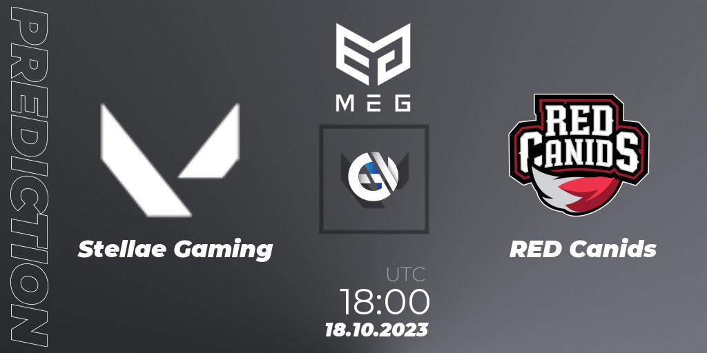 Stellae Gaming vs RED Canids: Betting TIp, Match Prediction. 19.10.2023 at 00:00. VALORANT, Multiplatform Esports Game 2023