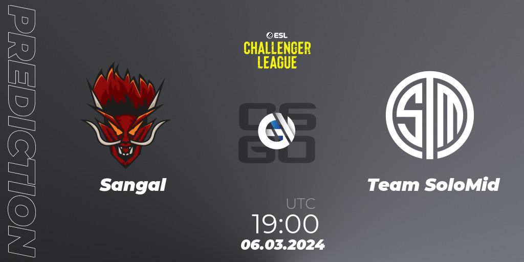 Sangal vs Team SoloMid: Betting TIp, Match Prediction. 06.03.24. CS2 (CS:GO), ESL Challenger League Season 47: Europe