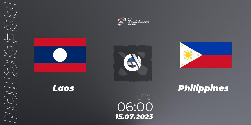 Laos vs Philippines: Betting TIp, Match Prediction. 15.07.23. Dota 2, 2022 AESF Road to Asian Games - Southeast Asia