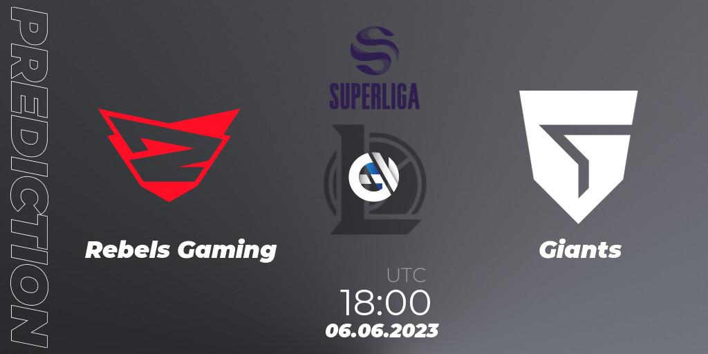 Rebels Gaming vs Giants: Betting TIp, Match Prediction. 06.06.23. LoL, Superliga Summer 2023 - Group Stage