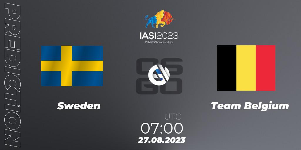 Sweden vs Team Belgium: Betting TIp, Match Prediction. 27.08.23. CS2 (CS:GO), IESF World Esports Championship 2023