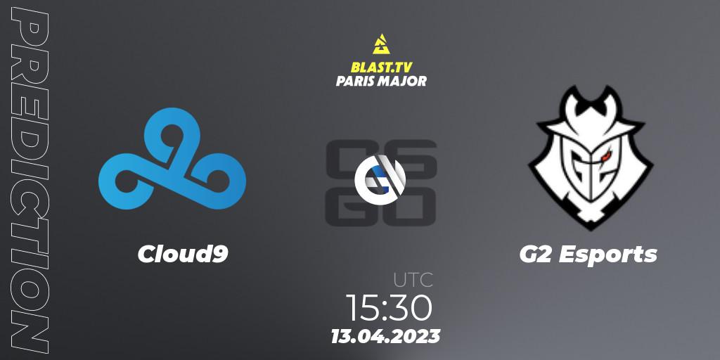 Cloud9 vs G2 Esports: Betting TIp, Match Prediction. 13.04.2023 at 15:15. Counter-Strike (CS2), BLAST.tv Paris Major 2023 Europe RMR B