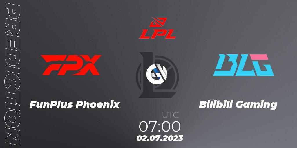FunPlus Phoenix vs Bilibili Gaming: Betting TIp, Match Prediction. 02.07.23. LoL, LPL Summer 2023 Regular Season