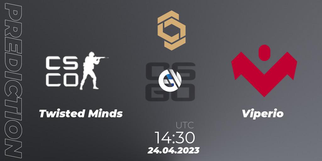 Twisted Minds vs Viperio: Betting TIp, Match Prediction. 24.04.23. CS2 (CS:GO), CCT South Europe Series #4