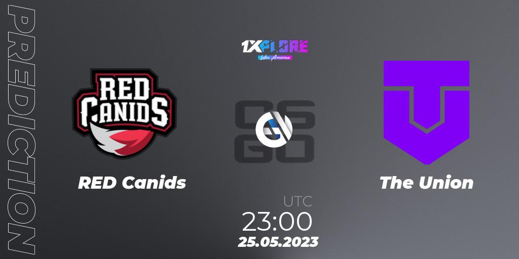 RED Canids vs The Union: Betting TIp, Match Prediction. 25.05.2023 at 23:00. Counter-Strike (CS2), 1XPLORE Latin America Cup 1