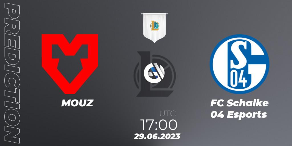 MOUZ vs FC Schalke 04 Esports: Betting TIp, Match Prediction. 29.06.23. LoL, Prime League Summer 2023 - Group Stage