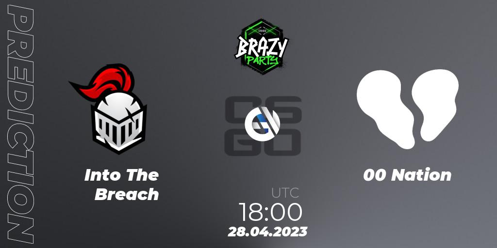 Into The Breach vs 00 Nation: Betting TIp, Match Prediction. 28.04.2023 at 20:15. Counter-Strike (CS2), Brazy Party 2023
